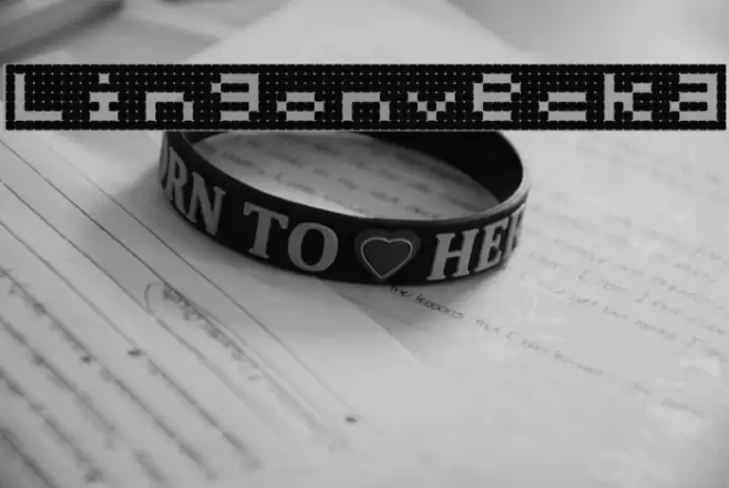 Lingonvecka Font examples