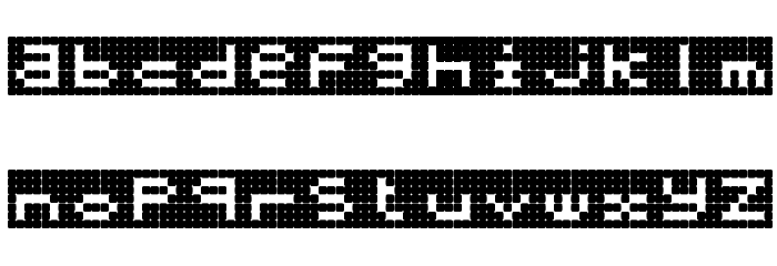 Lingonvecka Font LOWERCASE