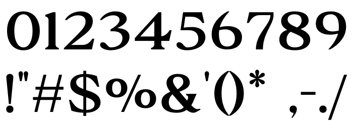 Linguas Font OTHER CHARS