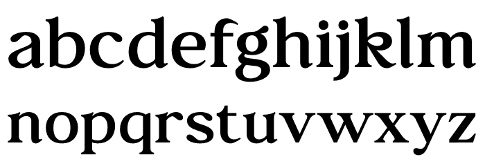 Linguas Font LOWERCASE