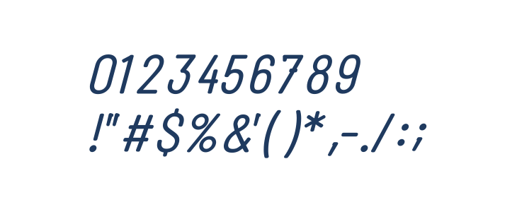 Linguineve Regular Italic Other Characters