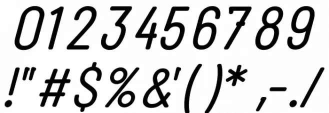 Linguineve Regular Italic Font OTHER CHARS