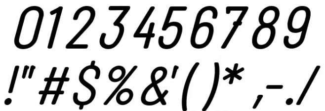 Linguineve Regular Italic Font OTHER CHARS