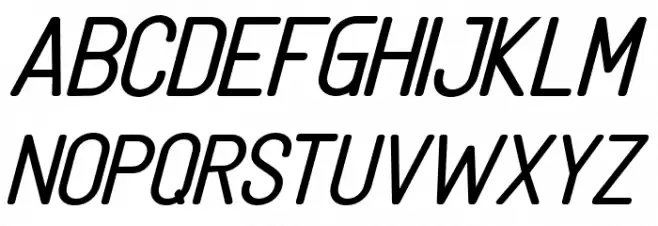 Linguineve Regular Italic फ़ॉन्ट अपरकेस