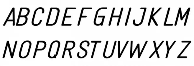 Linguineve Regular Italic 字体 大写