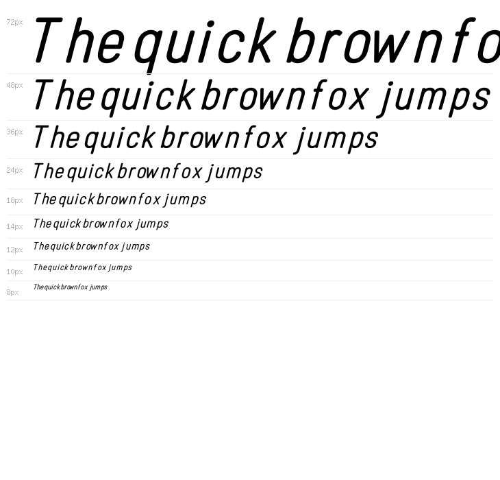 Linguineve Regular Italic Waterfall