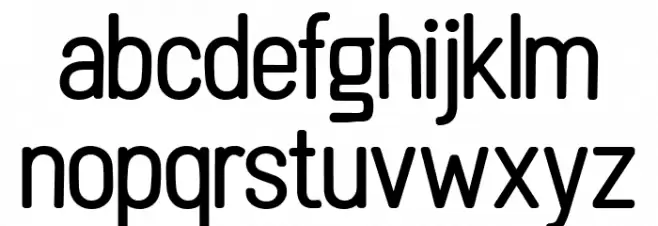 Linguineve Schriftart Kleinbuchstaben