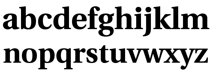 LinguisticsPro-Bold Font LOWERCASE