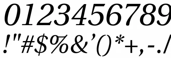 LinguisticsPro-Italic Font OTHER CHARS