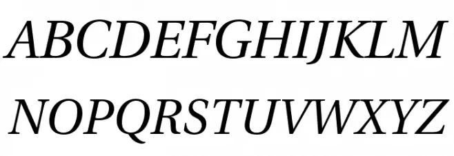 LinguisticsPro-Italic خط أحرف كبيرة