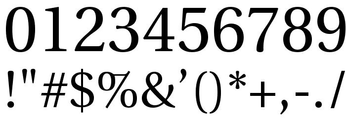 LinguisticsPro-Regular Font OTHER CHARS