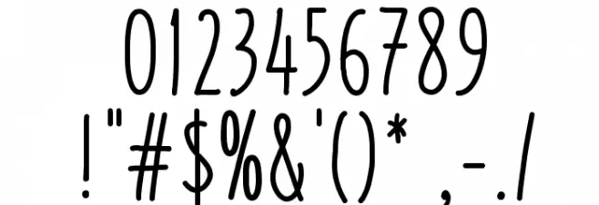 Liniga Font OTHER CHARS