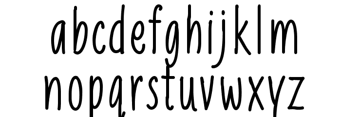 Liniga Font LOWERCASE