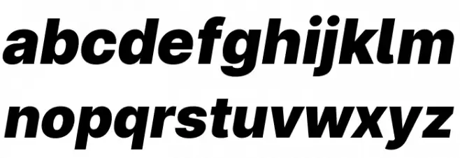 LinikSans-BlackItalic Fuentes MINÚSCULAS