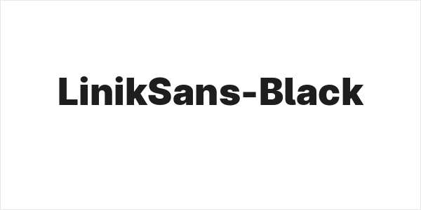 LinikSans-Black Logo