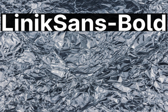 LinikSans-Bold Example 2