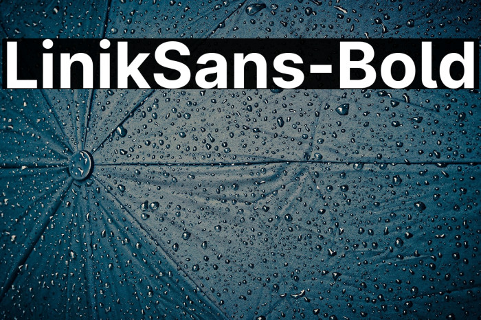 LinikSans-Bold Example 3