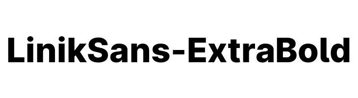 LinikSans-ExtraBold  Descarca Fonturi Gratis