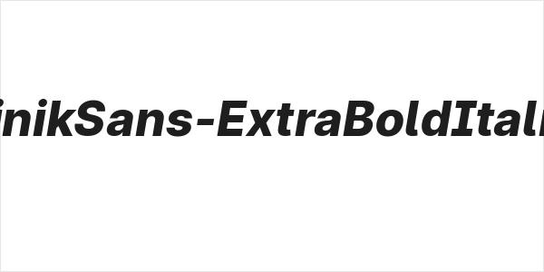 LinikSans-ExtraBoldItalic Logo