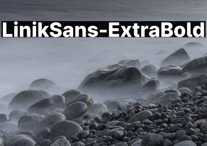 LinikSans-ExtraBold Example 1