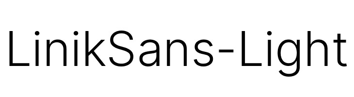 LinikSans-Light  Free Fonts Download