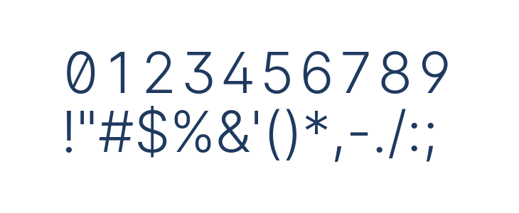 LinikSans-Light Other Characters