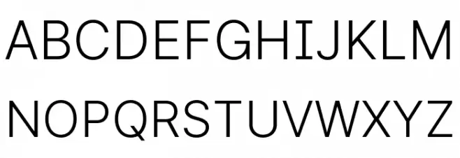 LinikSans-Light Schriftart Groß