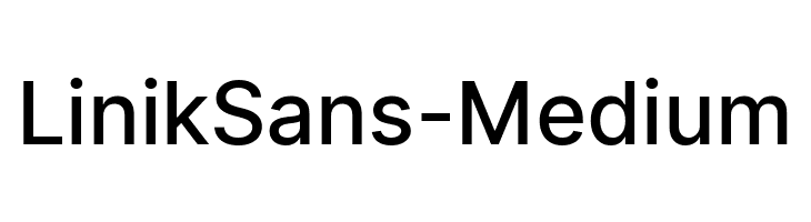 LinikSans-Medium  les polices de caractères gratuit tlcharger