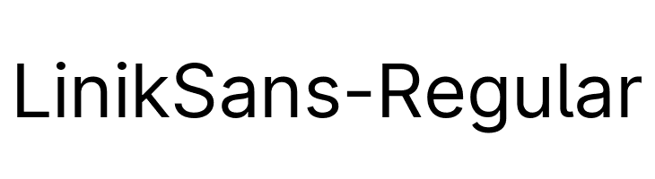 LinikSans-Regular  Descarca Fonturi Gratis