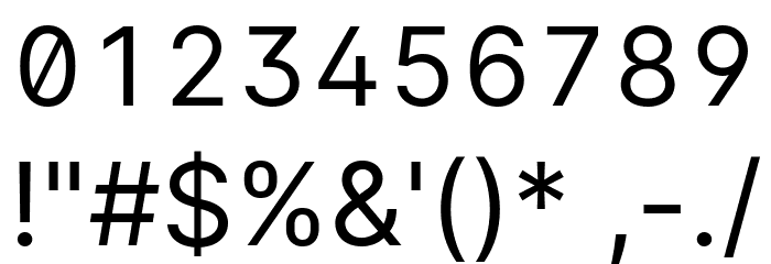 LinikSans-Regular Font OTHER CHARS