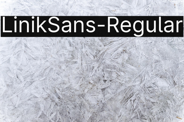 LinikSans-Regular Example 2