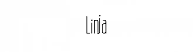 Linja  フリーフォントのダウンロード