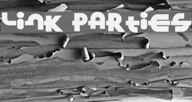 Link Parties Font examples