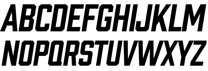 Link Start Italic Font LOWERCASE