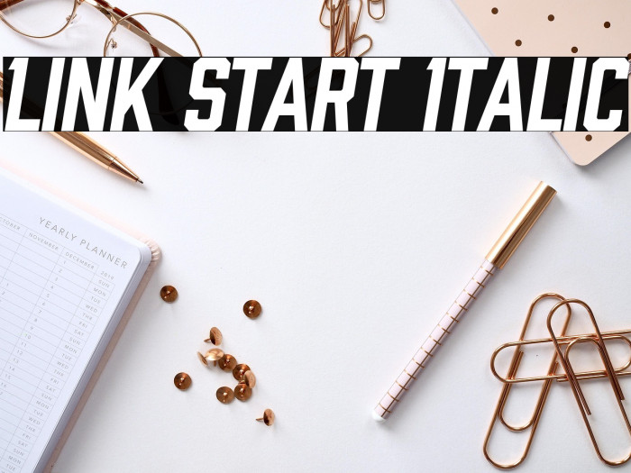 Link Start Italic Example 3