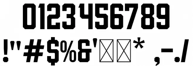 Link Start Font OTHER CHARS