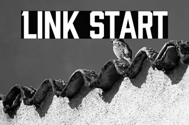 Link Start Font examples