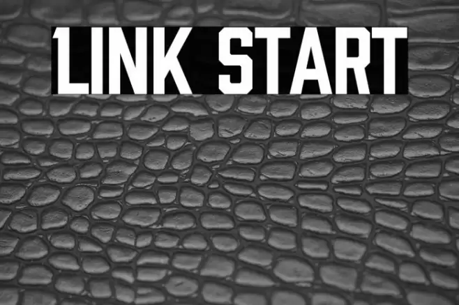 Link Start Font examples