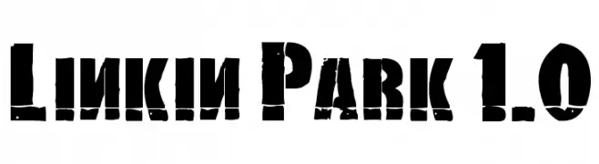 Linkin Park 1.0  नि: शुल्क फ़ॉन्ट्स डाउनलोड