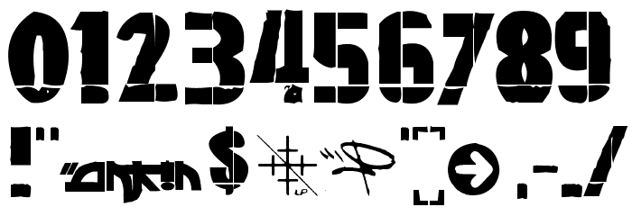 Linkin Park 1.0 Font OTHER CHARS