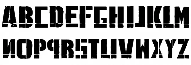 Linkin Park 1.0 字体 小写