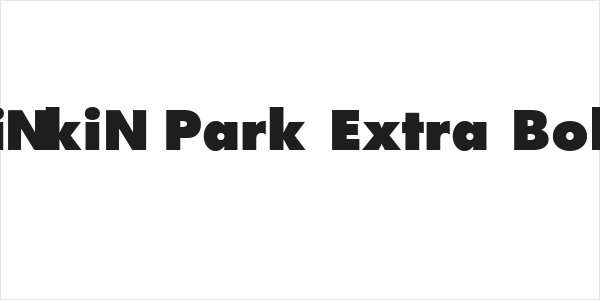 Linkin Park Extra Bold Logo