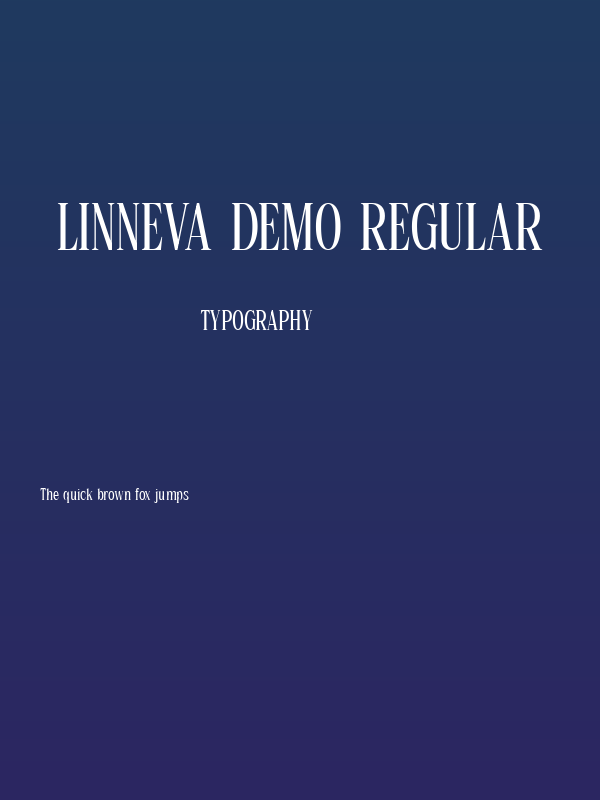 Linneva DEMO Regular Poster
