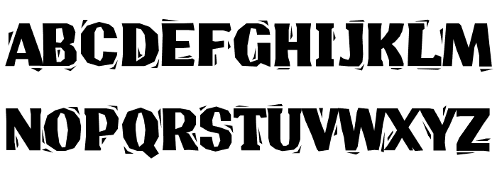 Lino Chisel Font LOWERCASE