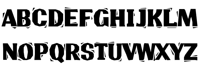 Lino Chisel Font LOWERCASE
