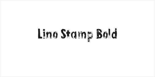 Lino Stamp Bold Logo