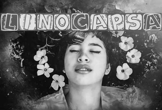 LinoCapsA Font examples