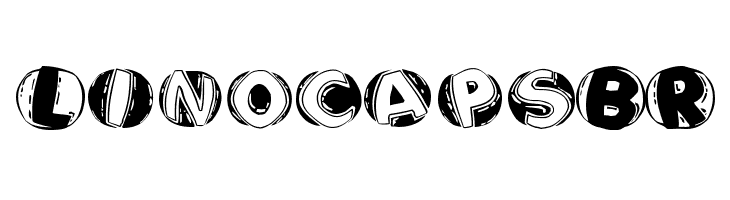 LinocapsBR  Frei Schriftart Herunterladen