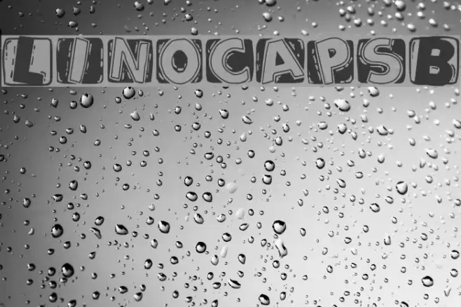 LinocapsB Font examples