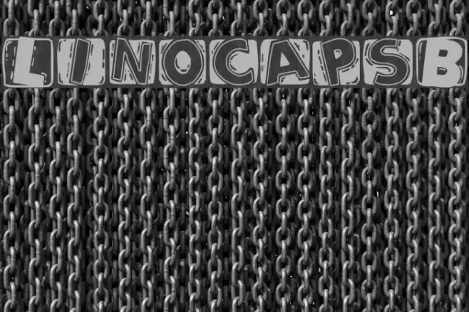 LinocapsB Font examples